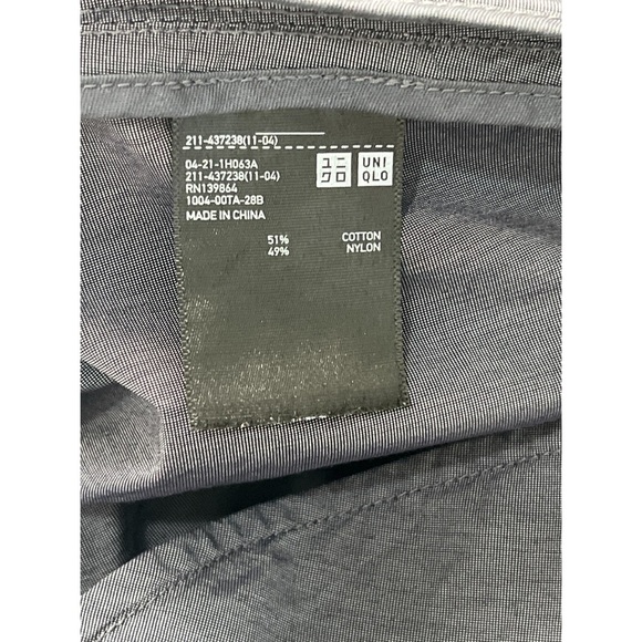 Ines De La Fressange Paris Blazer Women’s XL Gray Cotton Nylon Jacket Uniqlo - Picture 11 of 12